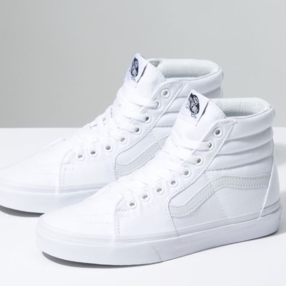 vans old skool white high tops
